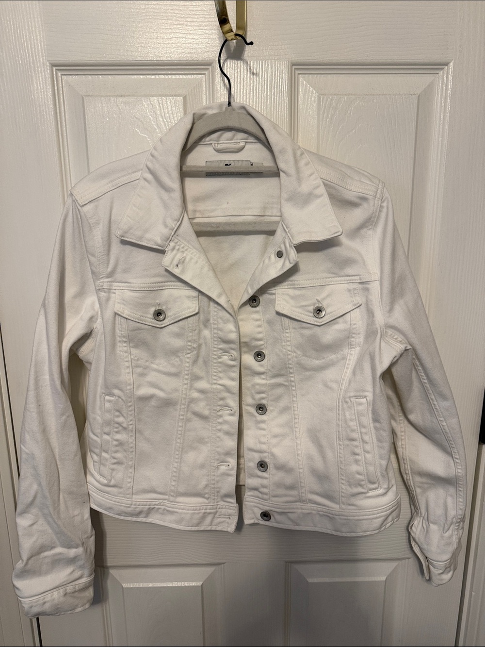 Vineyard Vines White Denim Jacket - Button-Front